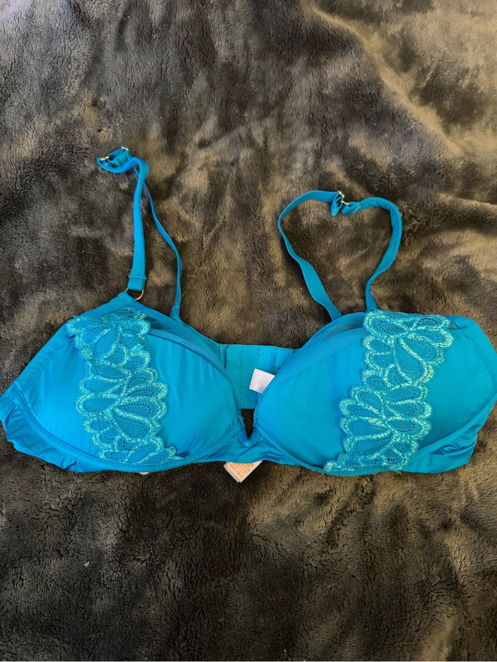 SAVAGE x FENTY NOT SORRY HALF-CUP PLUNGE BRA WITH LACE
